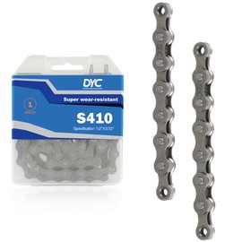 DYC Single-Speed Bicycle Chain, 1-Speed Bike Chain Bicycle Chains 116 Links for Road Bike/MTB/BMX with Missing Link
