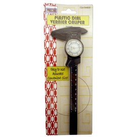 PRECISE 6"-150mm Non-Rust Non-Magnetic Plastic Dial Vernier Caliper with Depth Probe: TM-48511