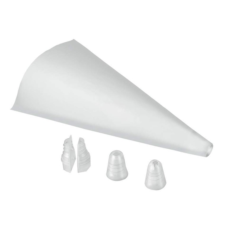 Metaltex Double Icing Decorating Bags with 2 Dual Nozzles, Set