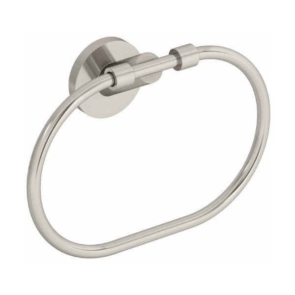 Symmons 433TR-STN Sereno Wall-Mounted Towel Ring in Satin Nickel