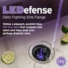 INSINKERATOR LEDefense Garbage Disposal Flange, Antimicrobial LED Accessory for INSINKERATOR