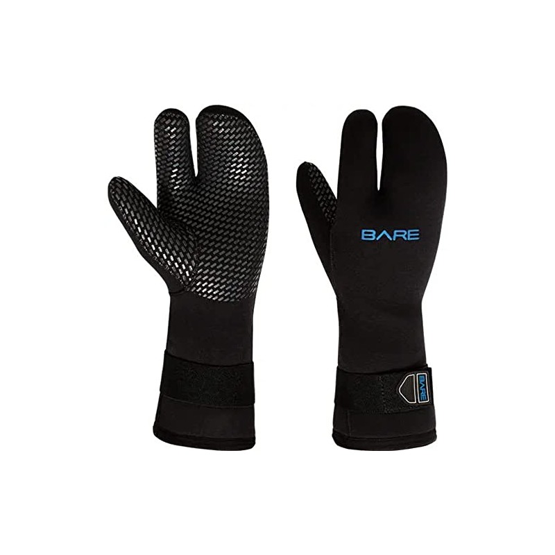 Bare 7mm Unisex Three-Finger Scuba Dive Mitt (Small)