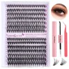 DIY Lash Extension Kit 280pcs Individual Lashes Cluster SZRMOCYD D