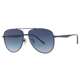 JOOX Large Aviator Sunglasses for Men and Women, UV400 Protection Glass and Retro Metal Fly Glasses Frame, Gold/Gradient Blue