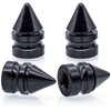 MEAJOO 4PCS Spiked Style Tire Valve Stem Caps, Corrosion Resistant,