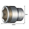 Tone 3SC-22 Nut Catch Socket (Hexagonal) 0.37 inch (9.5 mm)