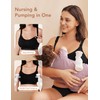 Pumping Bra Hands Free Zip Opening Design Seamless Nursing Bras