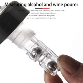 Clickinline 12 x 25ML Clear Auto Measure Quick Shot Pourers