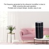 Colorful Mini Humidifier Desktop Car Air Humidifier Black USB Powered