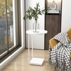 HDANI C Table End Table,Couch Table That Slide Under,Sofa Side