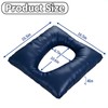Bedside Commode Cushion, Soft Toilet Seat Cushion for Seniors，Washable Commode