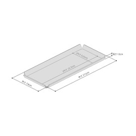 PROGETTO 2.70 Aluminum Tray A7tate Black