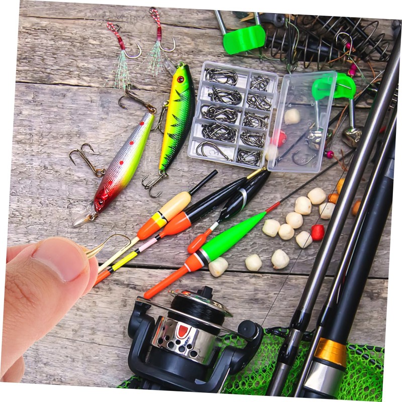 CORHAD Fishing Hook Holder Tool 3pcs Brass Hooks Catfish Tackle