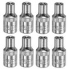HARFINGTON 8pcs E-Torx Socket 1/4" Drive E5 External Torx Deep
