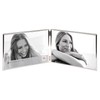 walther design Chloe Double Portrait Frame Silver 2 x 9