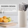 Universal Knife Block Holder for Kitchen, WELLSTAR Knife Stand without