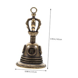 Operitacx 4pcs Bell Pendant Door Bell Bells for Door Small Bell Hanging Bell Jingle Bells Round Wind Bell Wind Chime Bells Rustic Bells Service Bell Call Bell Ring Bell Cloche Cow Bell Brass