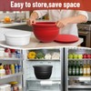 3-Pack Silicone Bowl Liners & Lids for KitchenAid Tilt-Head 5
