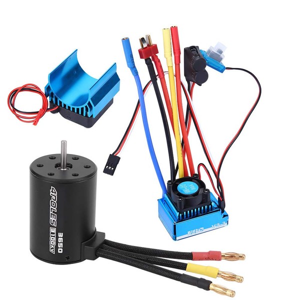3650 Motor and ESC, 1/10 RC Car Accessories 3100KV Motor