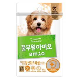 Pulmuone Amio Dog Healthy Treat, Antioxidant, 80g, 1 piece / 풀무원아미오 강아지 건강담은 트릿, 면역항산화, 80g, 1개