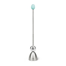 T2 TAKE TWO Take2 Clack Retro Egg Topper, Stainless Steel, Pink, Stainless Steel, mint, 29 x 4.5 x 29 cm