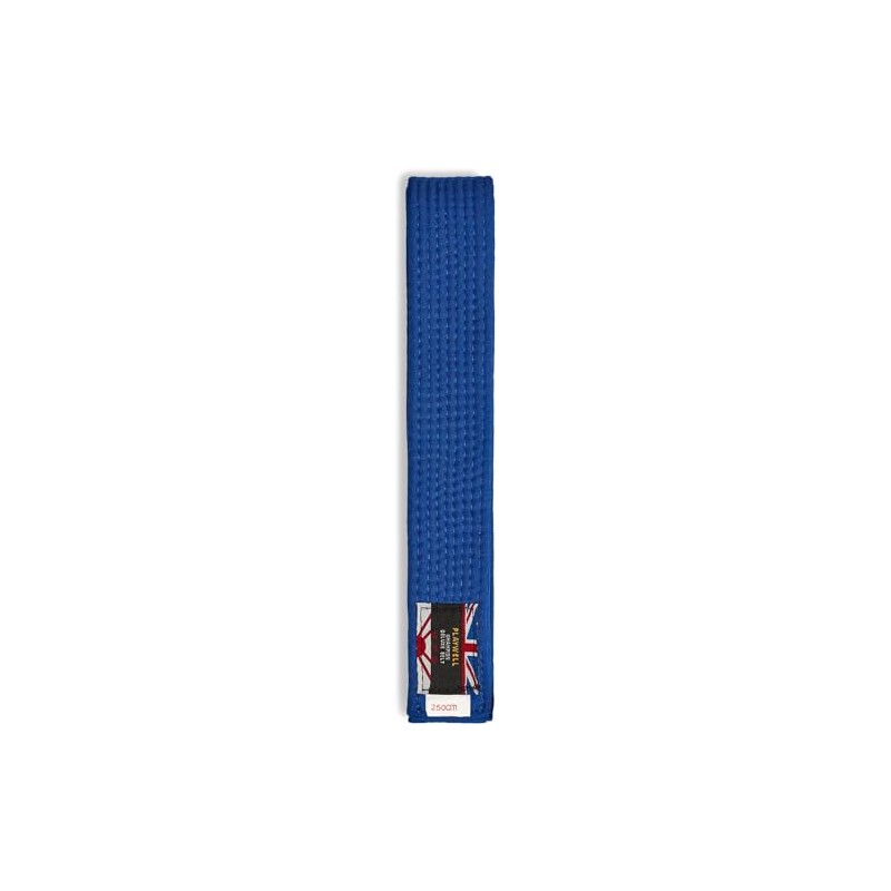 Martial Arts Cotton Solid Coloured Grading Belt - Blue (250cm)