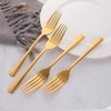 TEAHAHA 8 Piece Dinner Fork Set, Stainless Steel Fork Set，