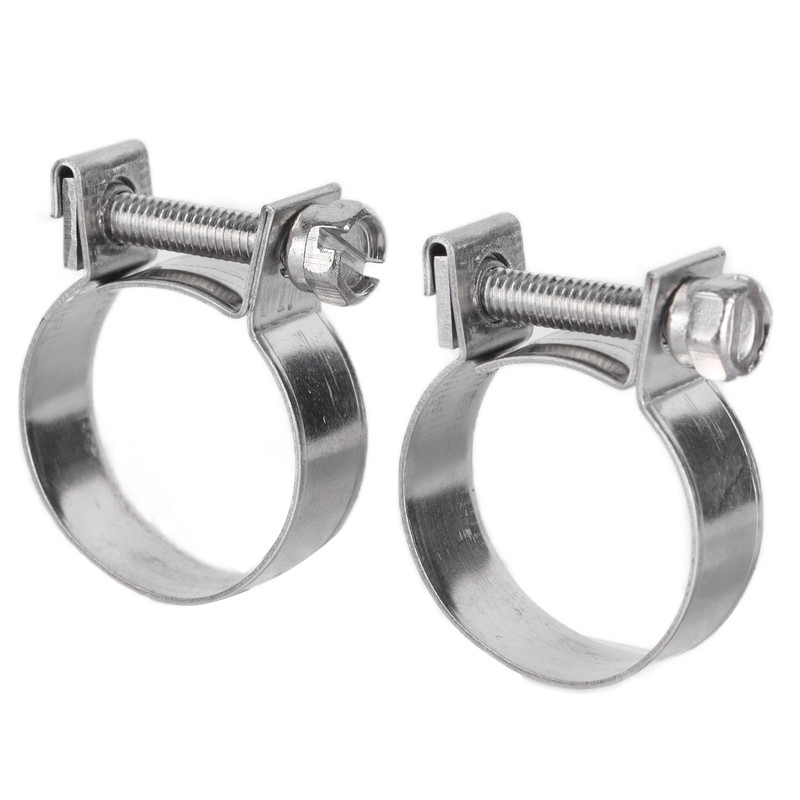 20PCS Hose Clamp Mini Stainless Steel Screw Hose Clip for