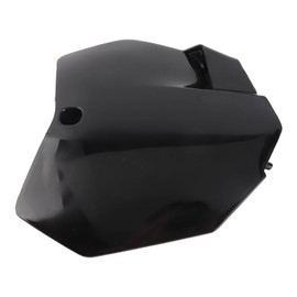 Ausla Dirt Bike Front Number Plate Motorrad Vordere Kennzeichen-Kennzeichen-Deckung Motorrad-Name Plate Schwarz Einfaches Installation Einzigartig (Black)