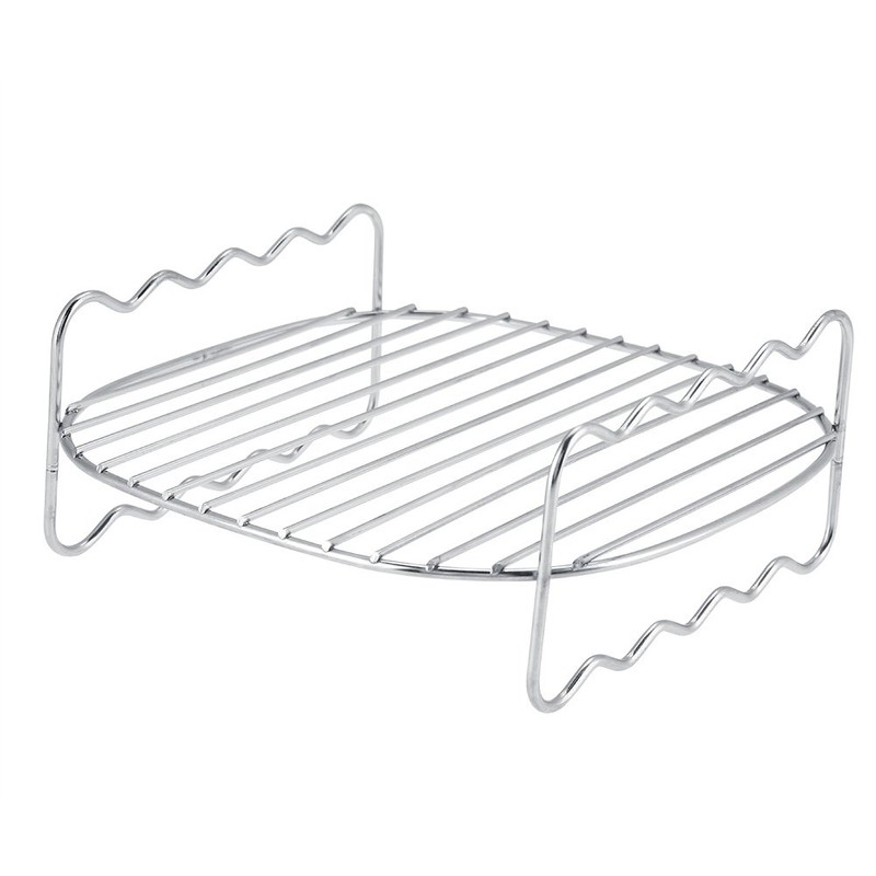 Air Fryer Double Layer Rack, Kitchen Accessory Replacement BBQ Rack