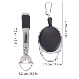 Multi-Function Fly Fishing Line Cutter Stainless Steel Zinger