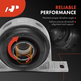 A-Premium Drive Shaft Center Support Bearing Compatible with Volkswagen Amarok 2013 2014 2015 2016 2017 2.0L, Turbocharged, Replace# 2H0521102AB, 2H0521102AF