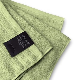 Nine West 4 Piece Premium Bath Towels Set - Made from 100% Cotton Terry Cloth, Provide Absorbent & Comfy, Machine Washable & Quick to Dry, Perfect for Daily Use | 27"x54" (Taos Taupe)
