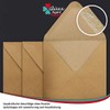 Glüxx-Agent 30 Kraft Paper Card Set Square Folding Cards 135
