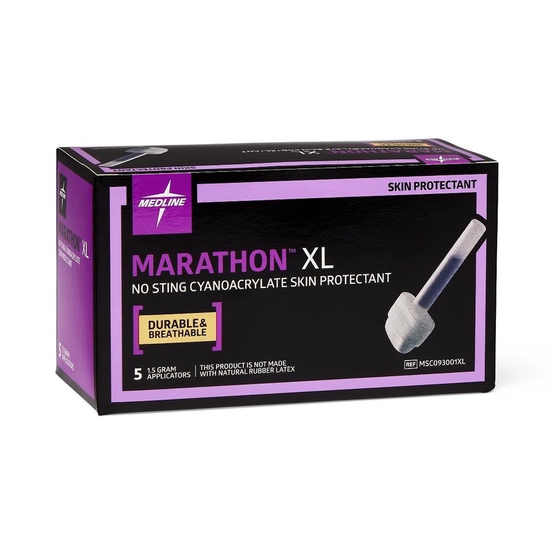 Medline Marathon Liquid Skin Protectant, XL, 1.5g applicator. 5 Per