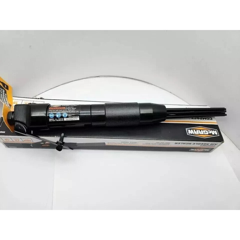 MCGRAW Heavy Duty 12" Air Pneumatic Compact Needle Scaler 12