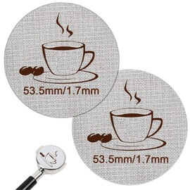 GVRGO Puck Screen for Espresso 53.5mm - Coffee Portafilter Puck Screen, 1.7mm Thickness 150μm Coffee Reusable Filter 2 Pack