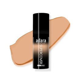 Base de Maquillaje adara Supercover, Efecto Filtro, Larga Duracion, Doble Pigmentacion, Maxima Cobertura (01 LIGHT BEIGE)