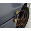 JDMSPEED Red Universal CNC Billet Bumper Trunk Quick Release Fastener