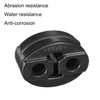 X AUTOHAUX Car 13mm 2 Holes Muffler Exhaust Hanger Bushing