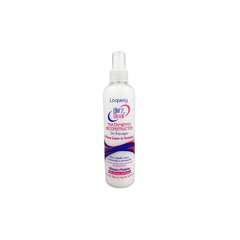 Loquay Blitz Dual Tratamiento Reconstructor Leche Capilar Cabello Seco y