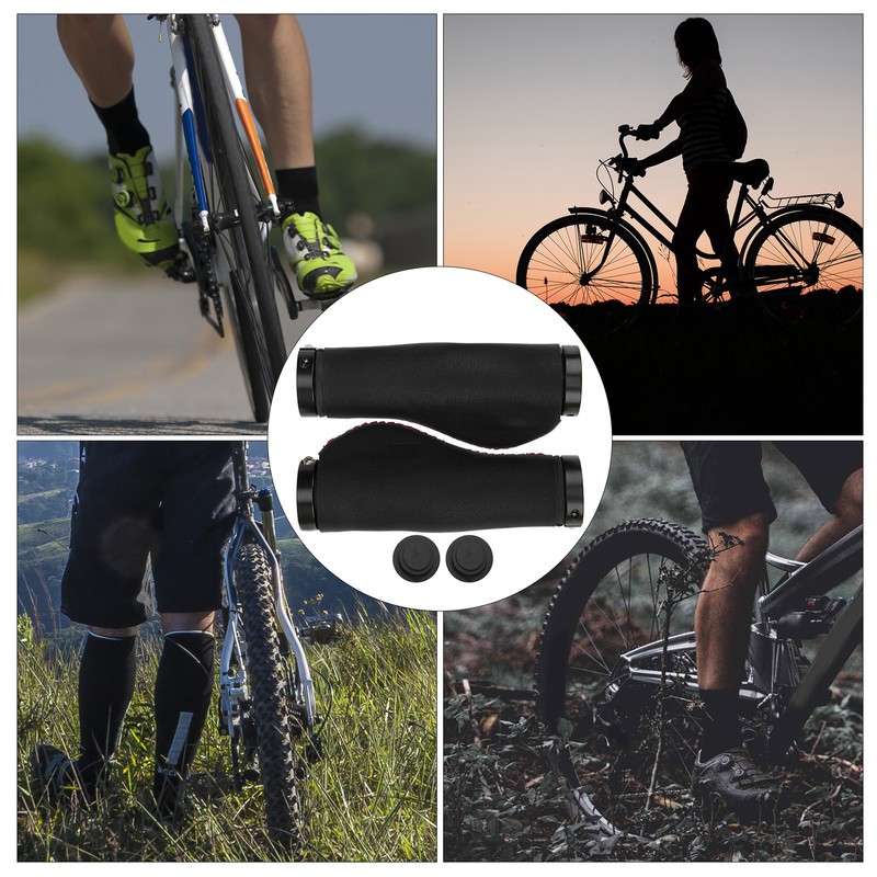 ZTTO Bicycle Handlebar Cover Fiber Leather Protection Mountain Bike Handle