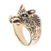 Windalf Vikings SVALI Wolf Ring 20 mm Night Wolf Power