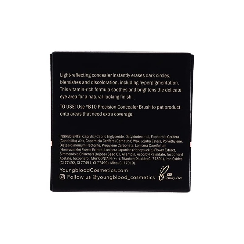 Youngblood Clean Luxury Cosmetics Ultimate Concealer, Medium | Conceals Under