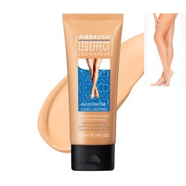 Waterproof Leg & Body Makeup - No Transfer, Covers Varicose Veins, Scars, and Tattoos for All Skin Tones, 4 fl oz (02#Medium, 1 Piece)
