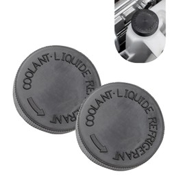CyperFair 2 PCS Car Engine Radiator Coolant Water Reservoir Cap, Sealed Leakproof Car Reservoir Protection Cover, Vehicle Water Tank Cap Replacement Part, for Nissan, Infiniti (Black)