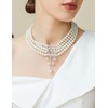 BABEYOND - Collar de perlas Gatsby de los años 20,