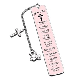 Baptism Gifts for Teen Girls Christian Bible Bookmarks for Women Adults