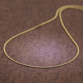 trendor Curb Chain Gold 333/8 K Necklace Chain 1.2 mm Elegant Necklace Made of Real Gold for Women Beautiful Gift Idea 39699-42 42 cm, Gold