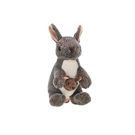 Wild Republic Kangaroo with Joey Plush, Stuffed Animal, Plush Toy, Gifts for Kids, Cuddlekins 8 Inches, 8", Model:10867